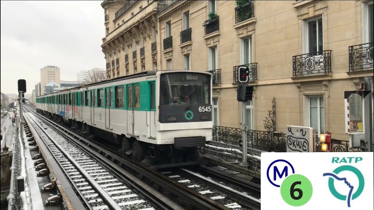 M6 : MP73 - Passy / Bir-Hakeim sous la neige
