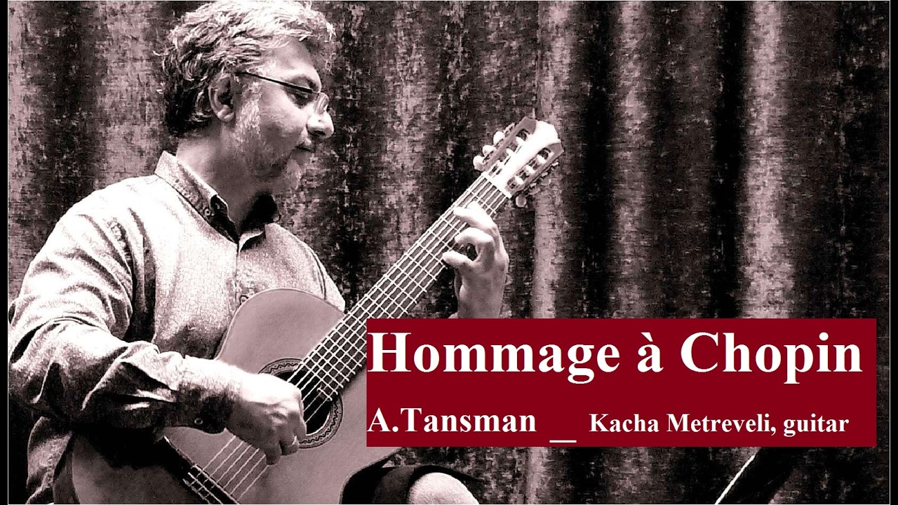 Hommage à Chopin by A.Tansman plays Kacha Metreveli (Score Video) #chopinwaltz #preludio #nocturne