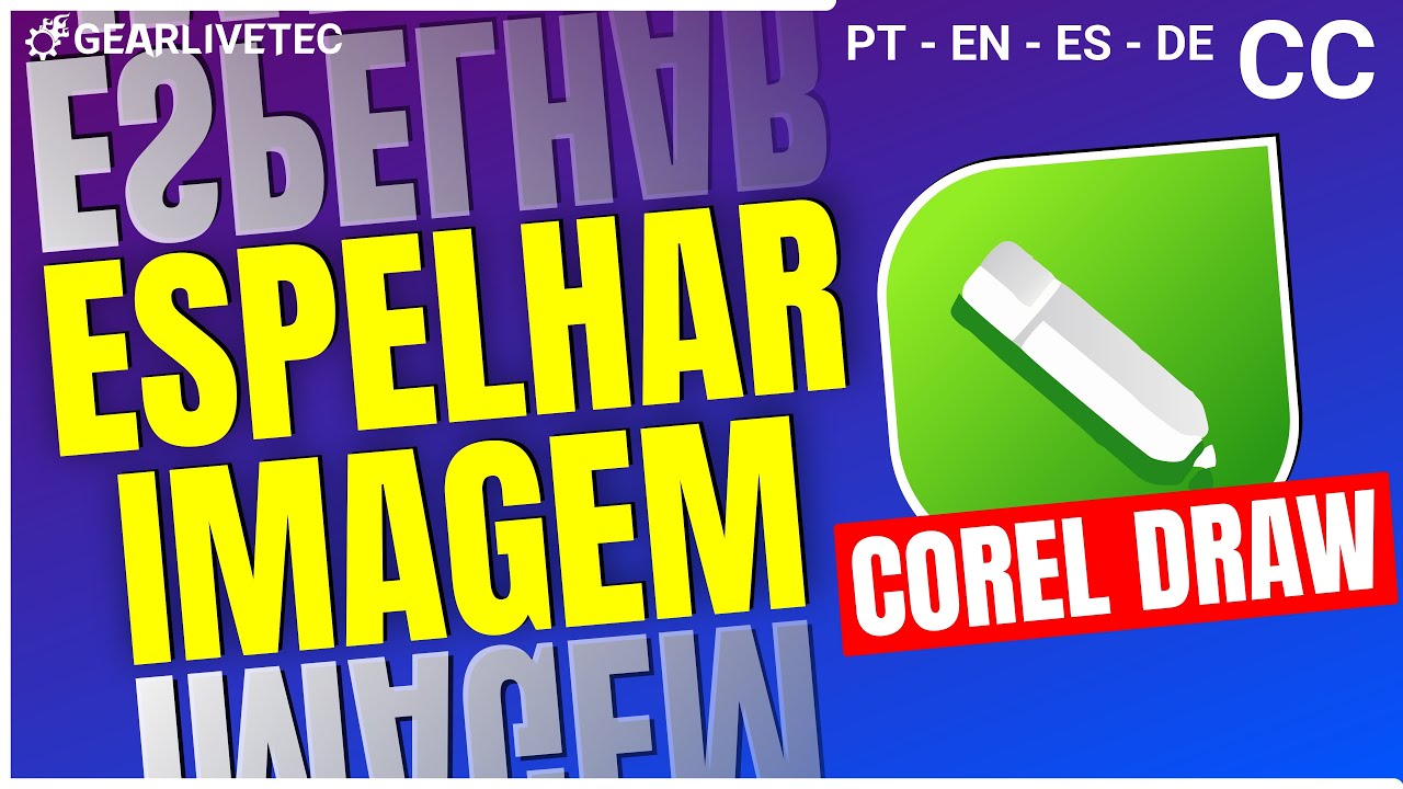 Como Espelhar ou Inverter uma Imagem ouTexto no COREL DRAW