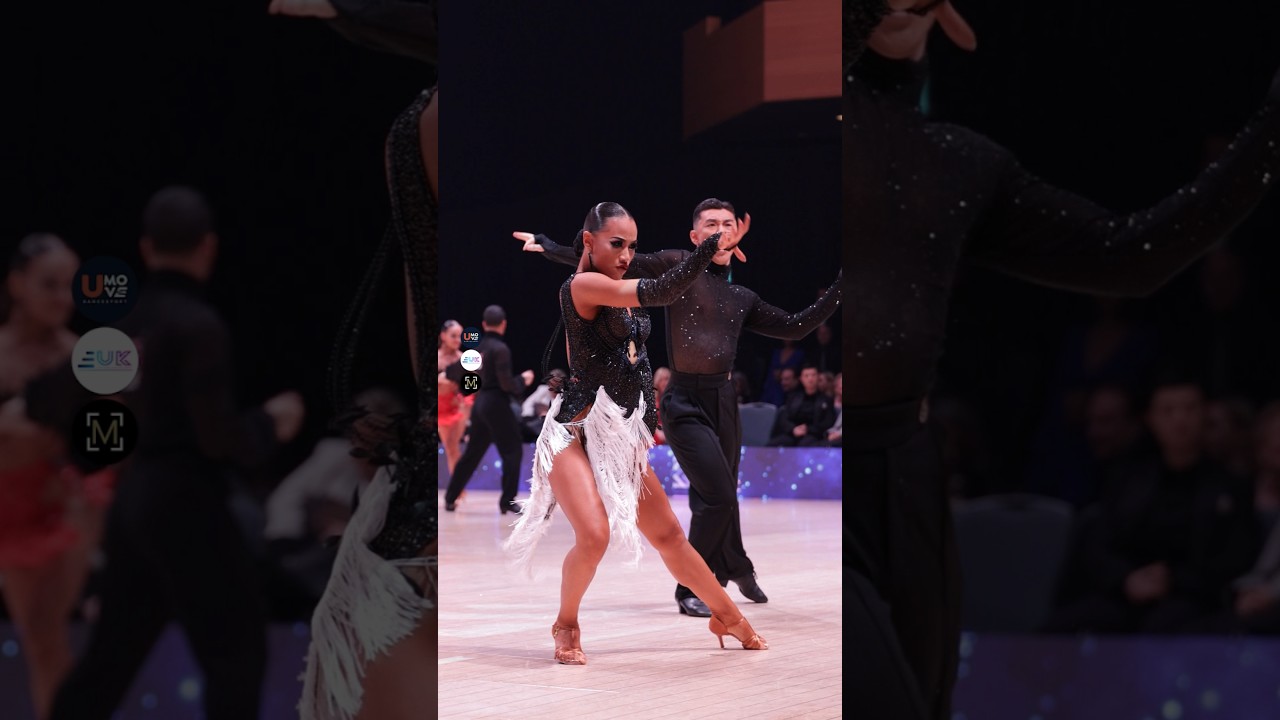 Тесновато, но она справилась! #танец #латина #чача #ukopen
