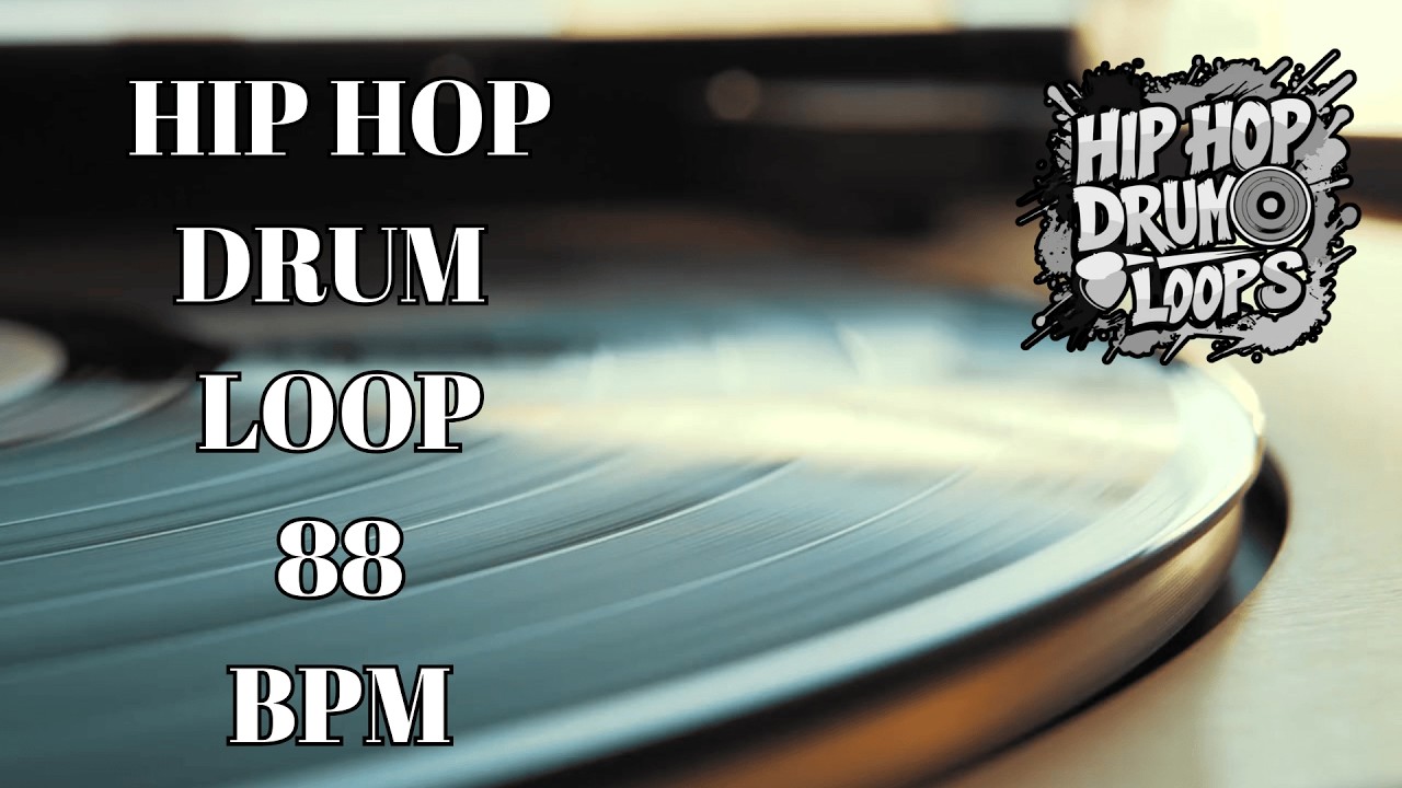 88 BPM Hip Hop Drum Loop | Chill Jazz Rap