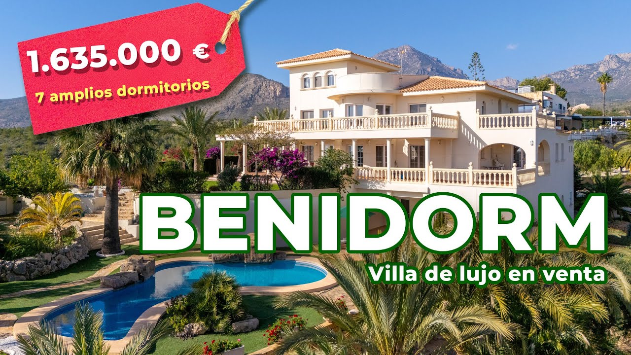 🎥 Villa de Lujo en Venta en Benidorm por 1.635.000 €