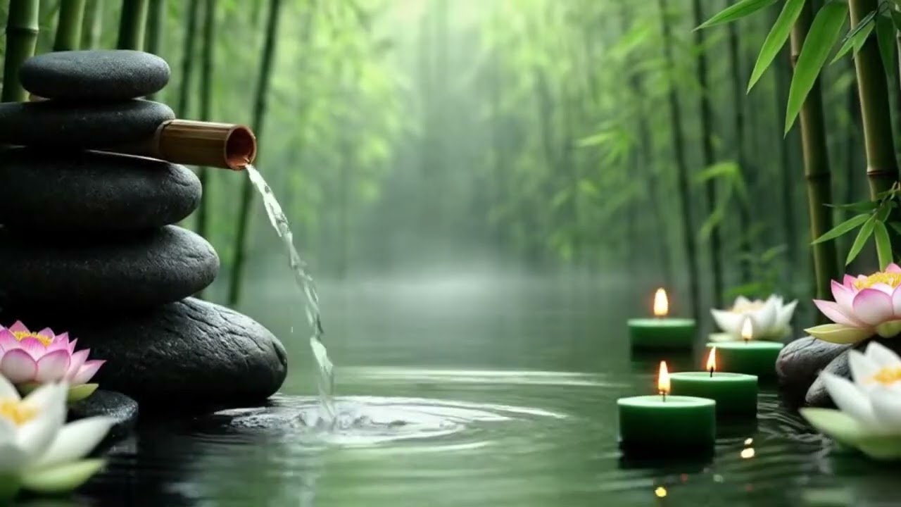 Instant Peace of Mind 🌿 Water Sounds & Relaxing Music, Relieve Anxiety