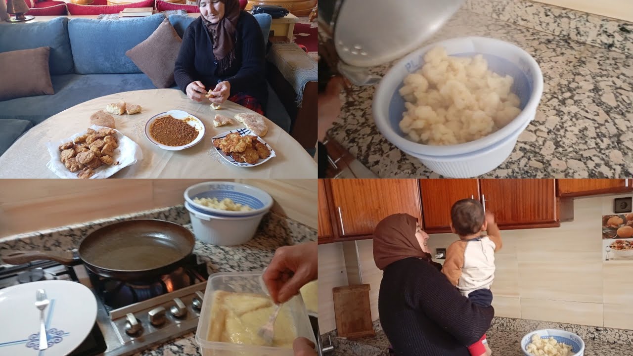 وصفة جديدة مع الميمة فاطيمة ،والله حتى عيينا وبالشفرول تغدينا😍😋