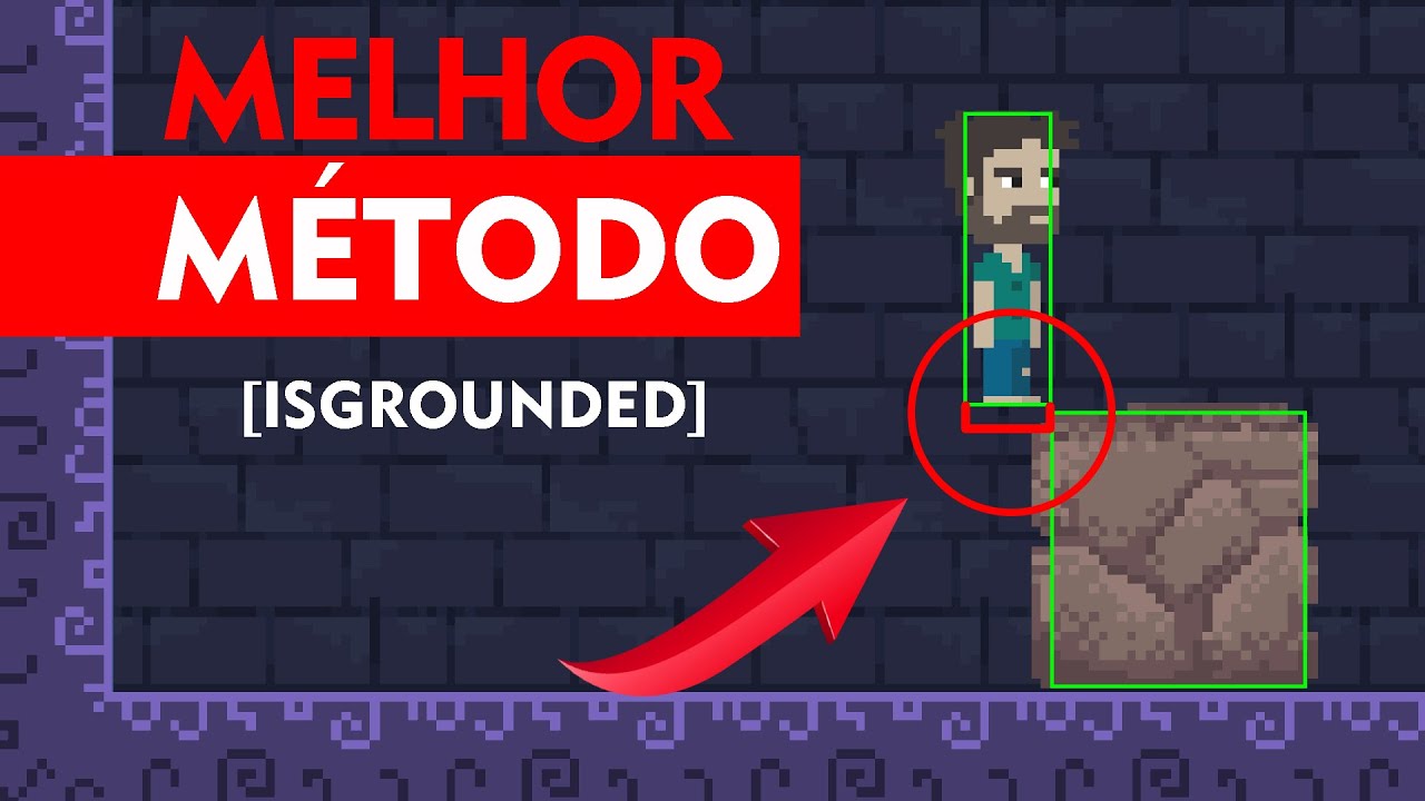 MELHOR método de RECONHECER O CHÃO no Game 2D - Unity