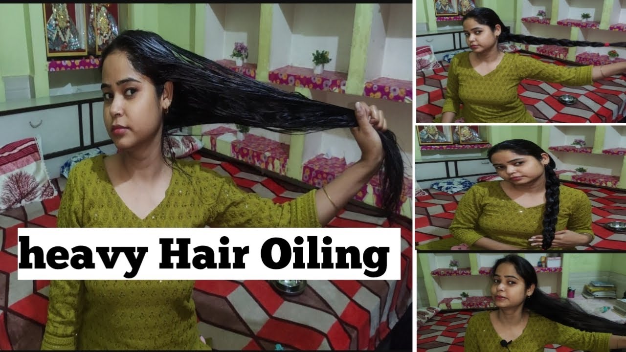 My Hair oiling routine 💆|| heavy Hair oiling | hair combing!!!  💯🙋