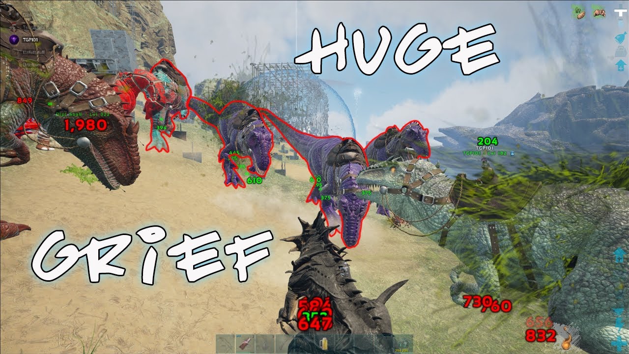 Massive Grief 5v5 Giga Reaper Fights!!! Ark PvP Ep 13 (Weare1 Fight Part 2)