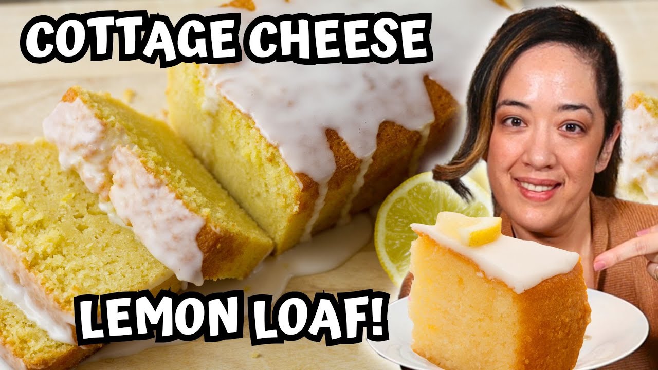 This High-Protein Cottage Cheese Lemon Loaf is Delicious!