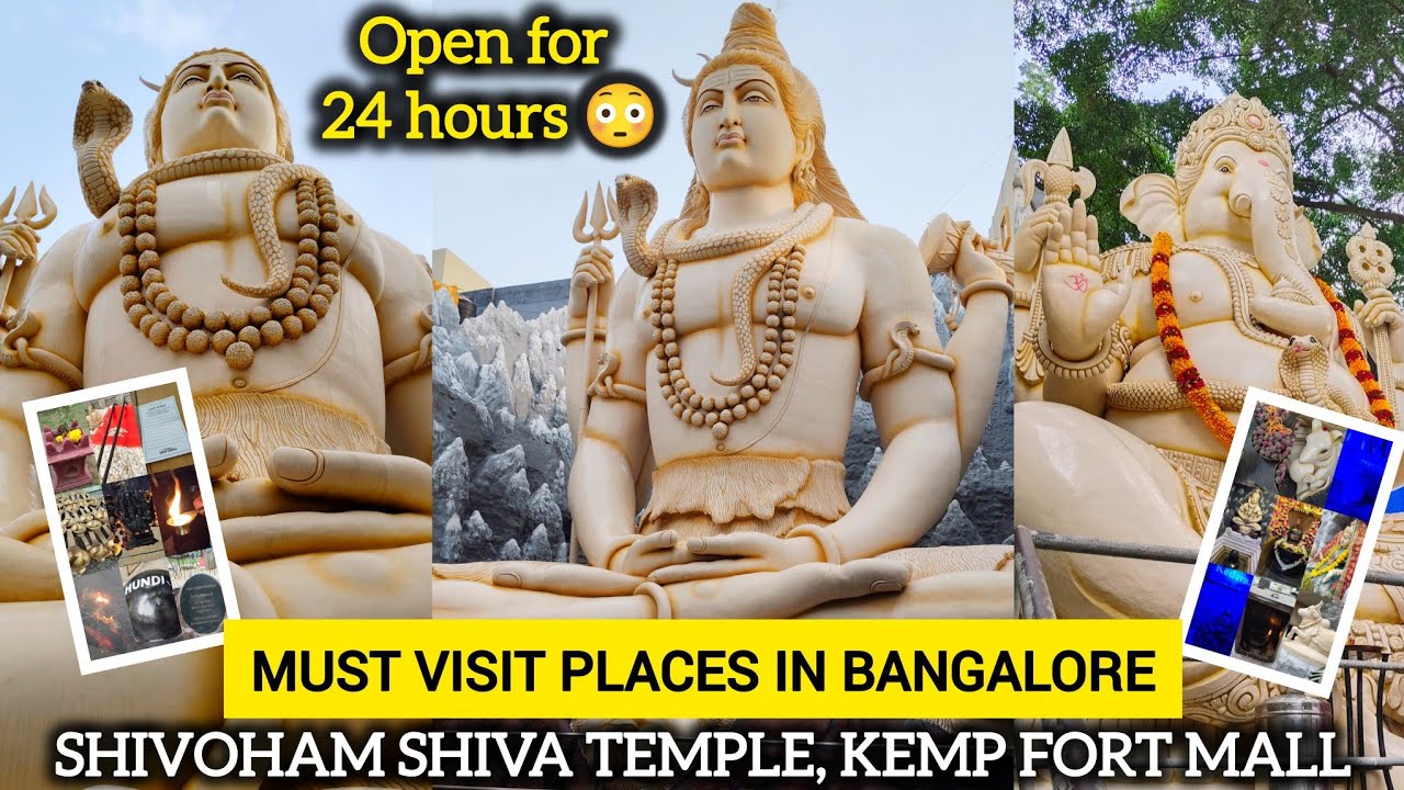 Shivoham Shiva Temple | Tallest Lord Ganesha and Lord Shiva statues | Kemp Fort Mall | Bengaluru