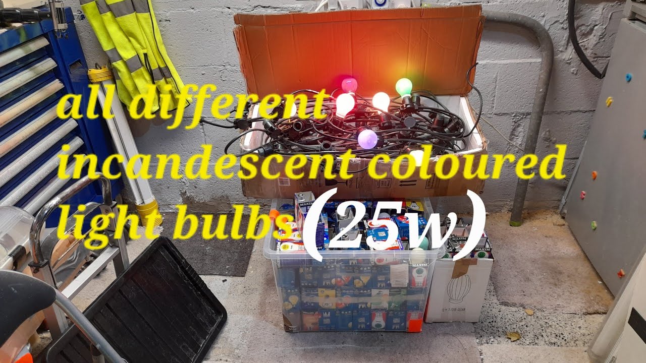 How to Test Christmas lights with 25w colourt Light bulbs all incandescents 