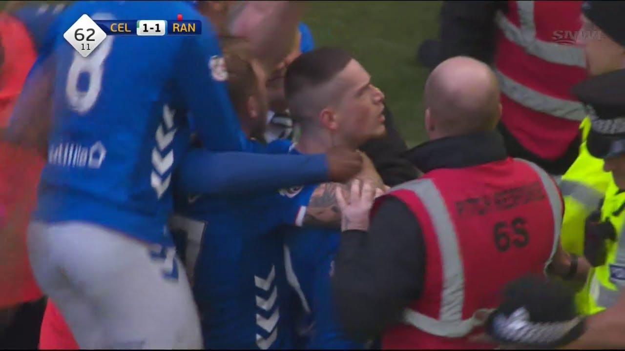 Ryan Kent Scores for Rangers vs Celtic. Old Firm derby