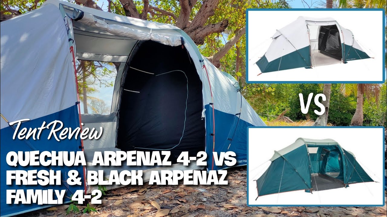 Quechua Arpenaz Family 4.2 Fresh & Black vs Arpenaz Family 4.2