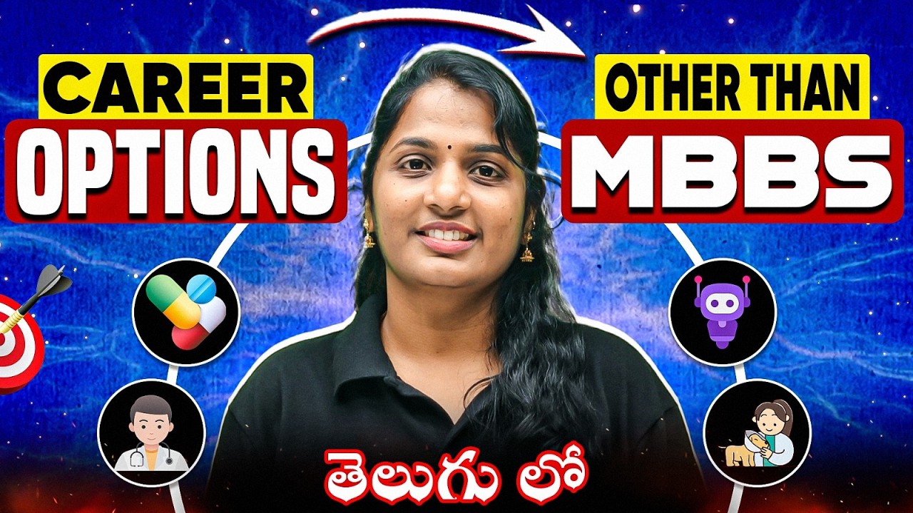 Best Career Options Other Than MBBS After NEET 😱 | NEET 2026 | PW NEET Telugu