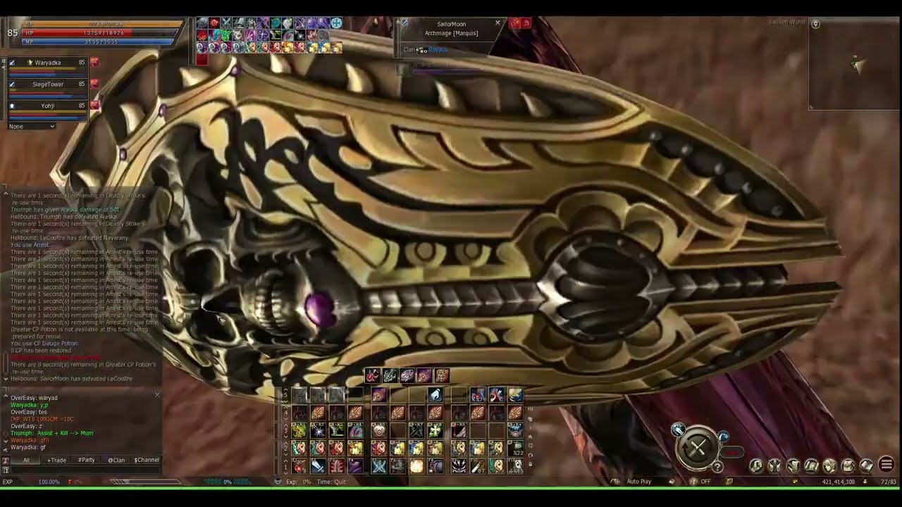 L2 Exilium World - Doombringer / Sword Muse PvP - Mixed vs. GW and more - Meme Edit