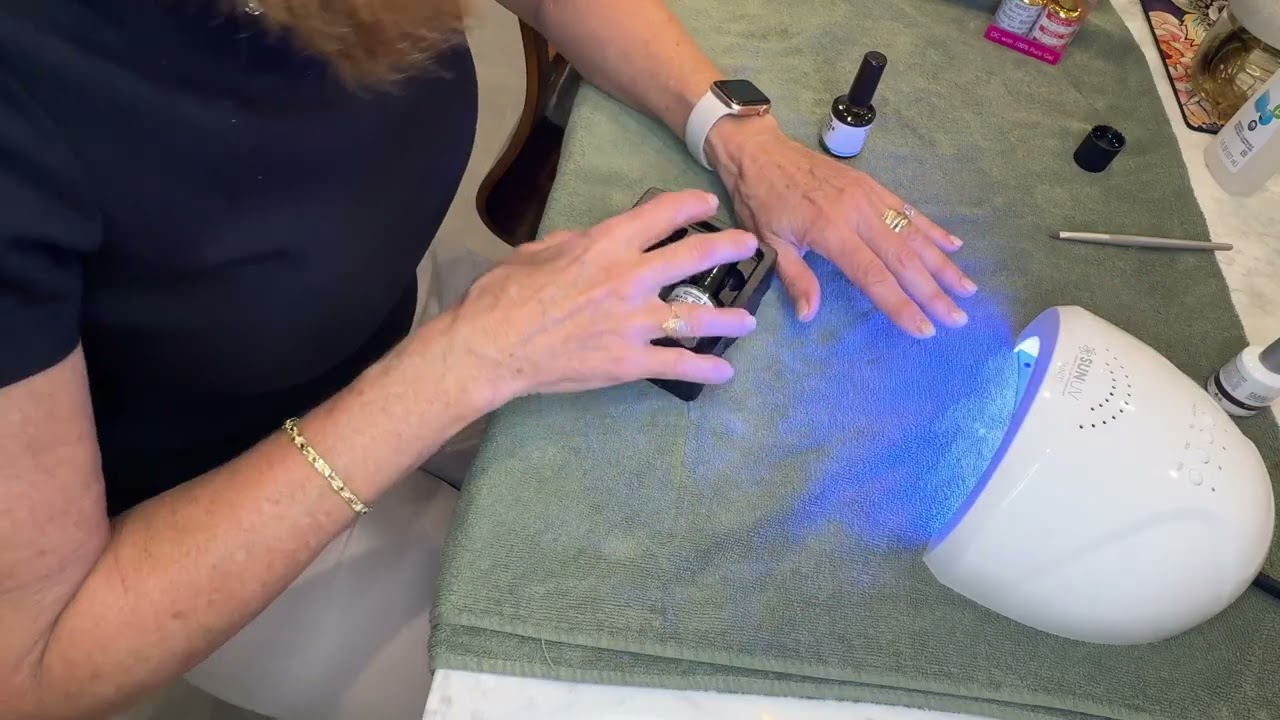 At home Gel Nails--first time.  Chit Chat, self care & saving money in retirement or at any age.