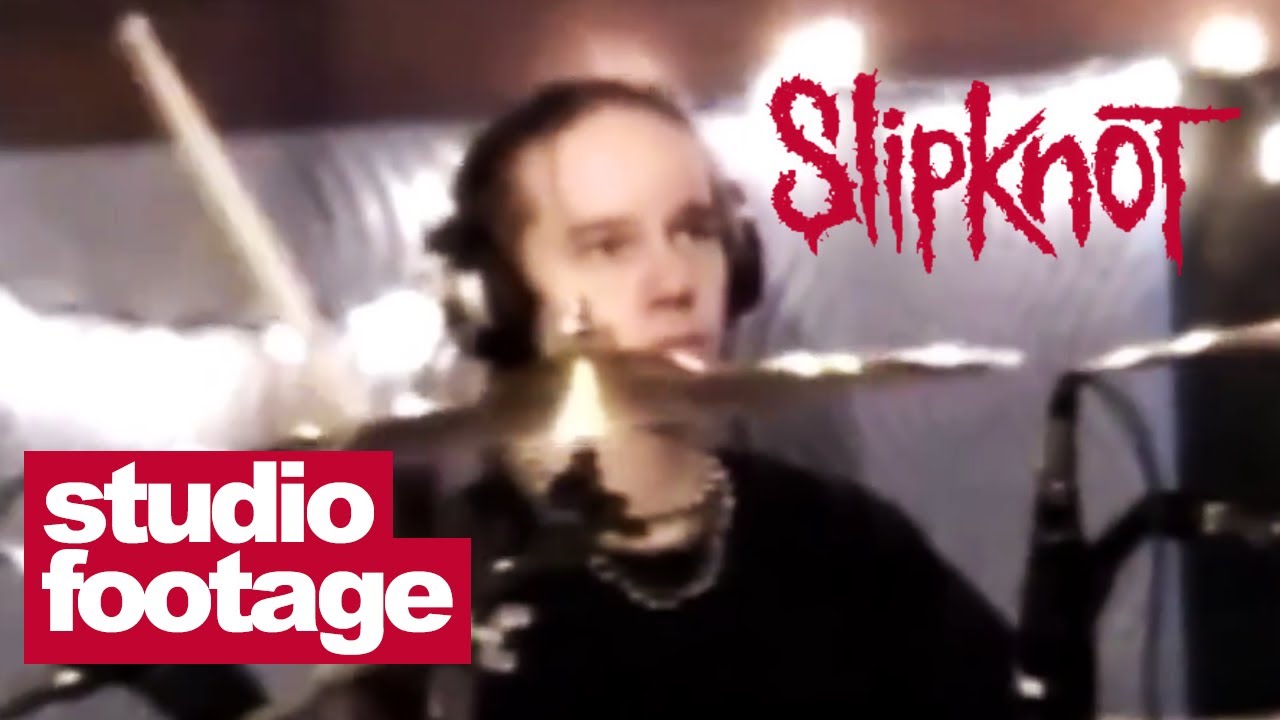 Slipknot recording Iowa in the studio with Ross Robinson - Sid, Joey & Corey