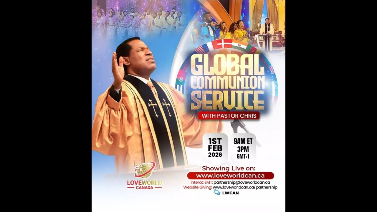 LIVE: GLOBAL COMMUNION SERVICE WITH PASTOR CHRIS || FEBRUARY 2026