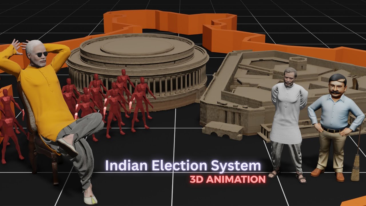 How Indian Elections Work? | Types of Election | 3D Animation