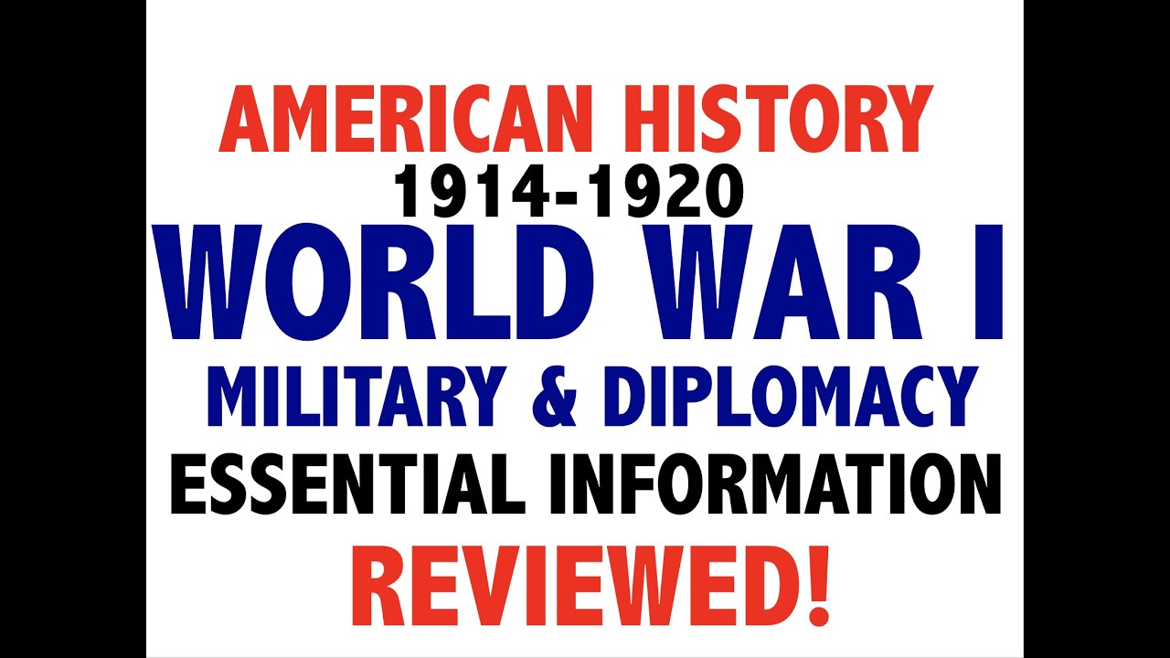 Big Ideas World War 1: Military and Diplomacy Explained 7.5
