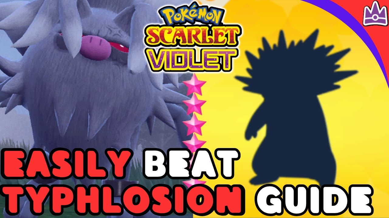 EASILY Beat 7 Star TYPHLOSION Raid for Pokemon Scarlet and Violet