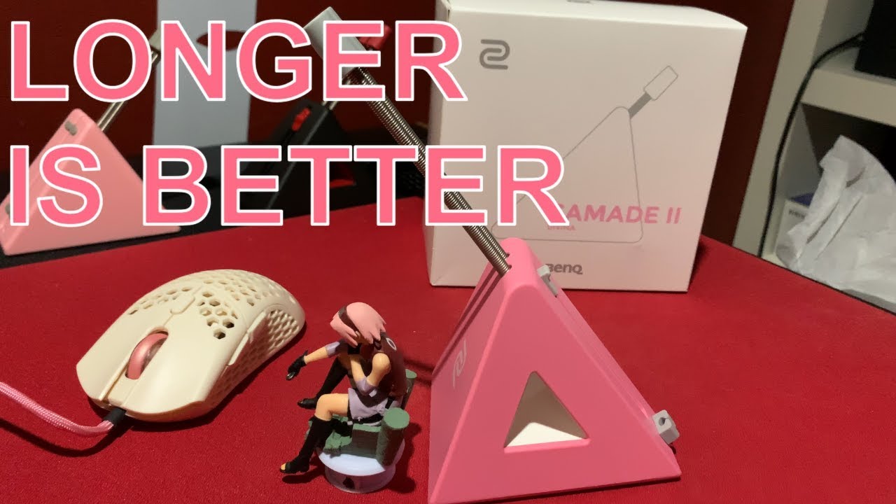 Zowie Camade 2 DIVINA Pink Mouse Bungee - Not a Review