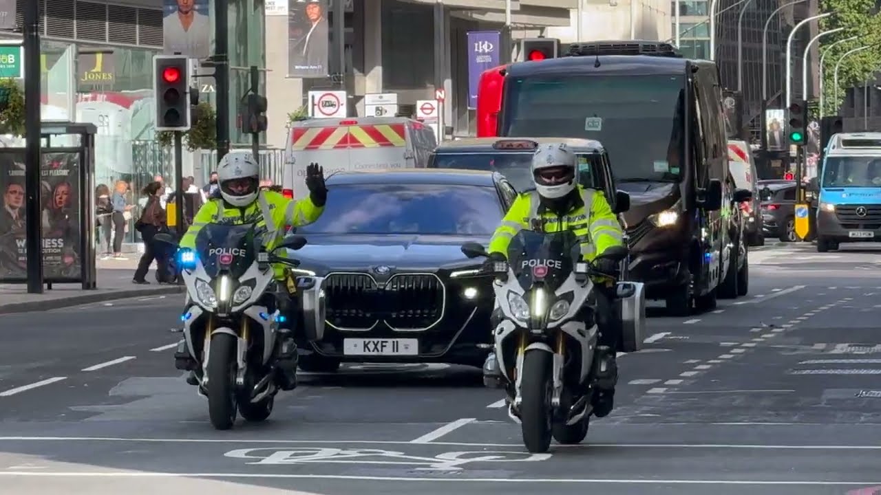 Super Rare: TWO Royal Family Motorcades Spotted Back-to-Back in London