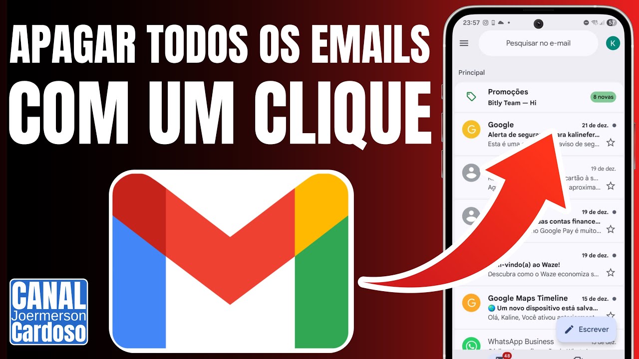 Como Apagar TODOS os Emails do Gmail de Uma Só Vez - ATUALIZADO!