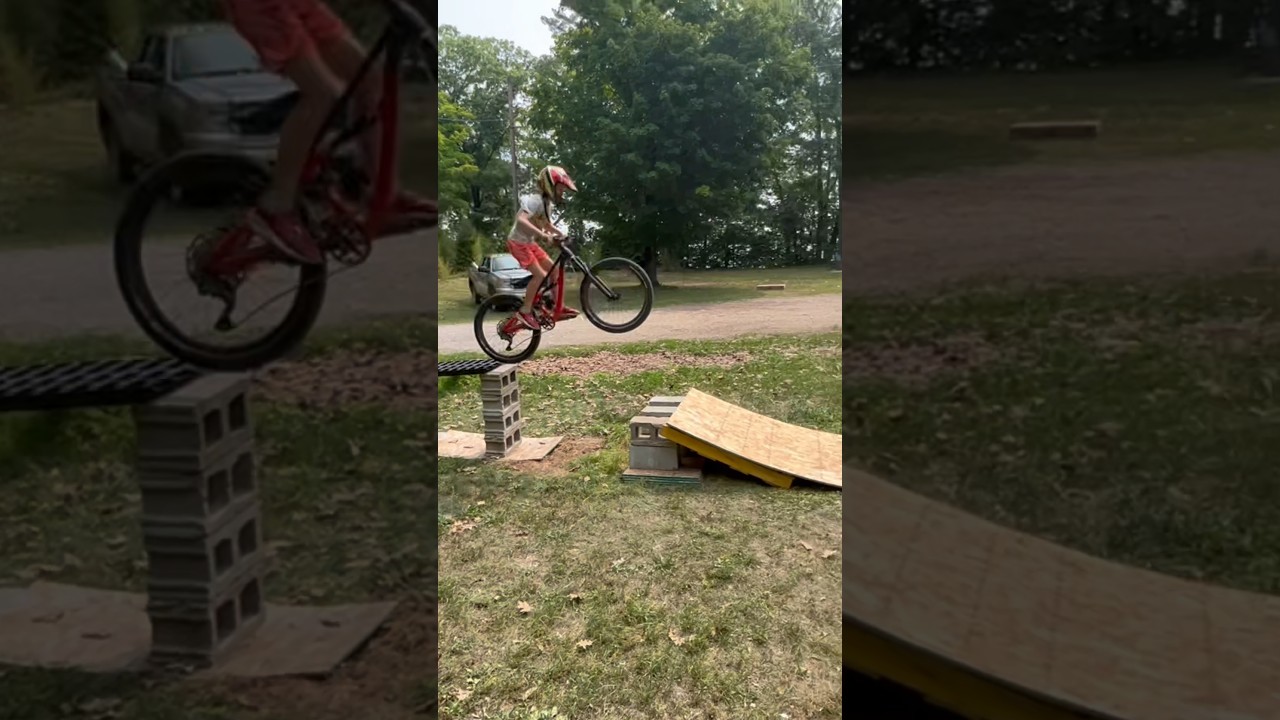 Cinderblock Homemade MTB Gap Jump
