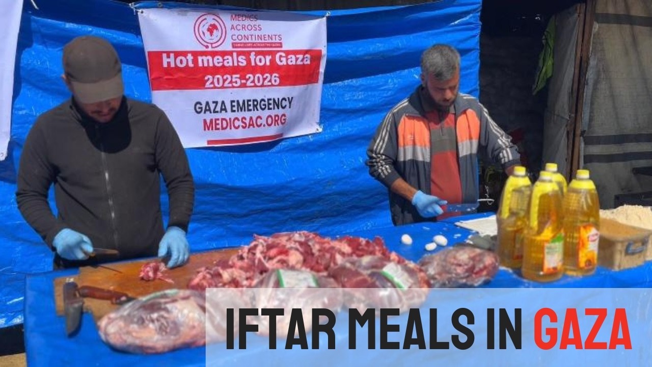 YOU  donated to Iftar meals in Gaza