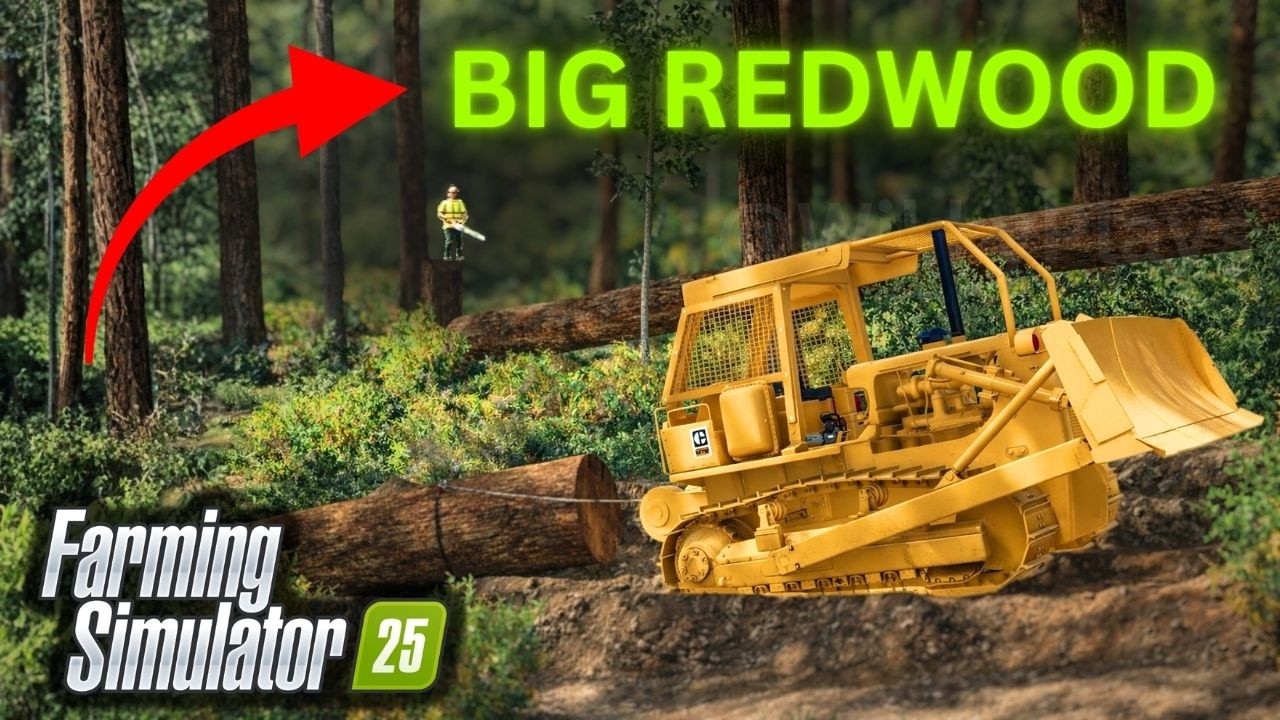Logging MASSIVE Redwood!