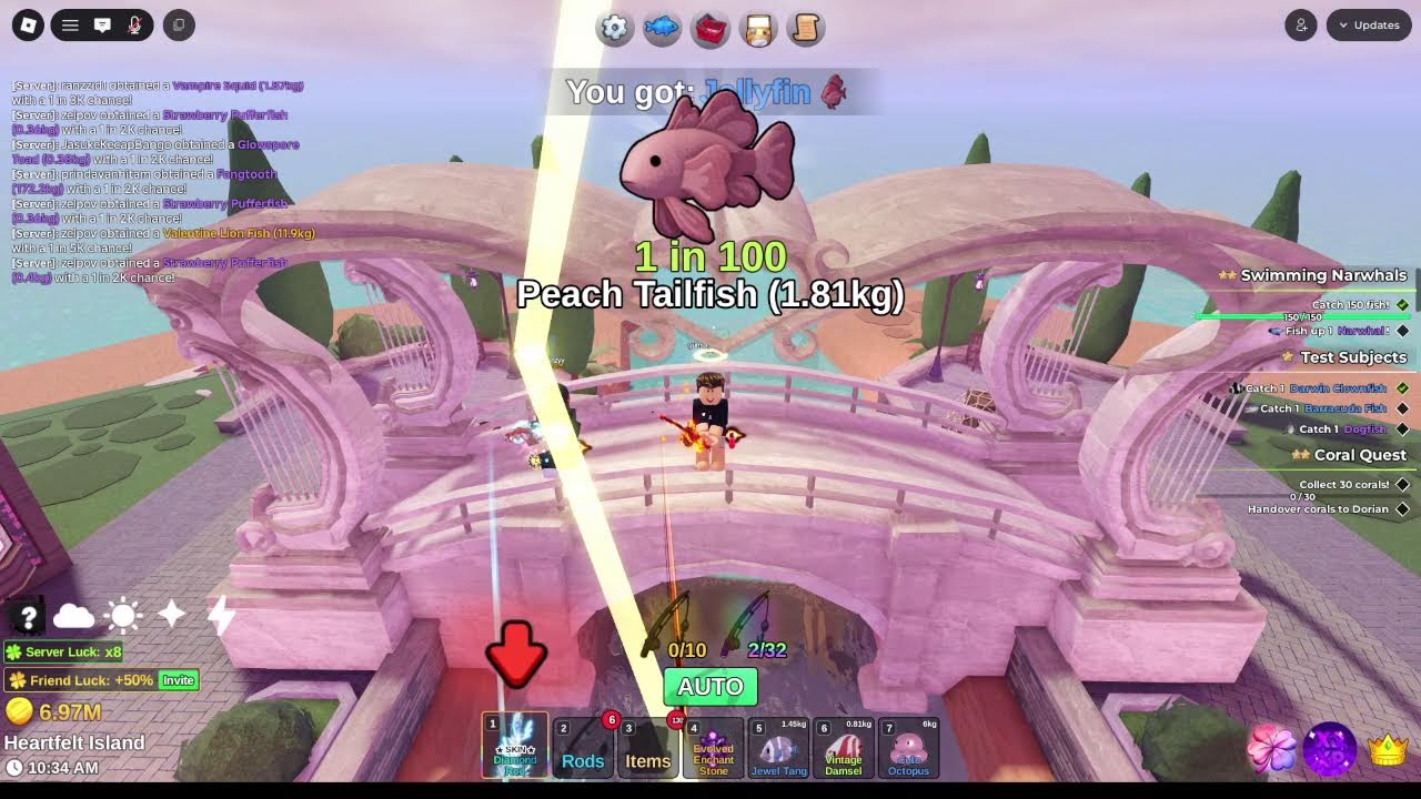 AKHIRNYA DIAMOND ROD - FISH IT INDONESIA #4