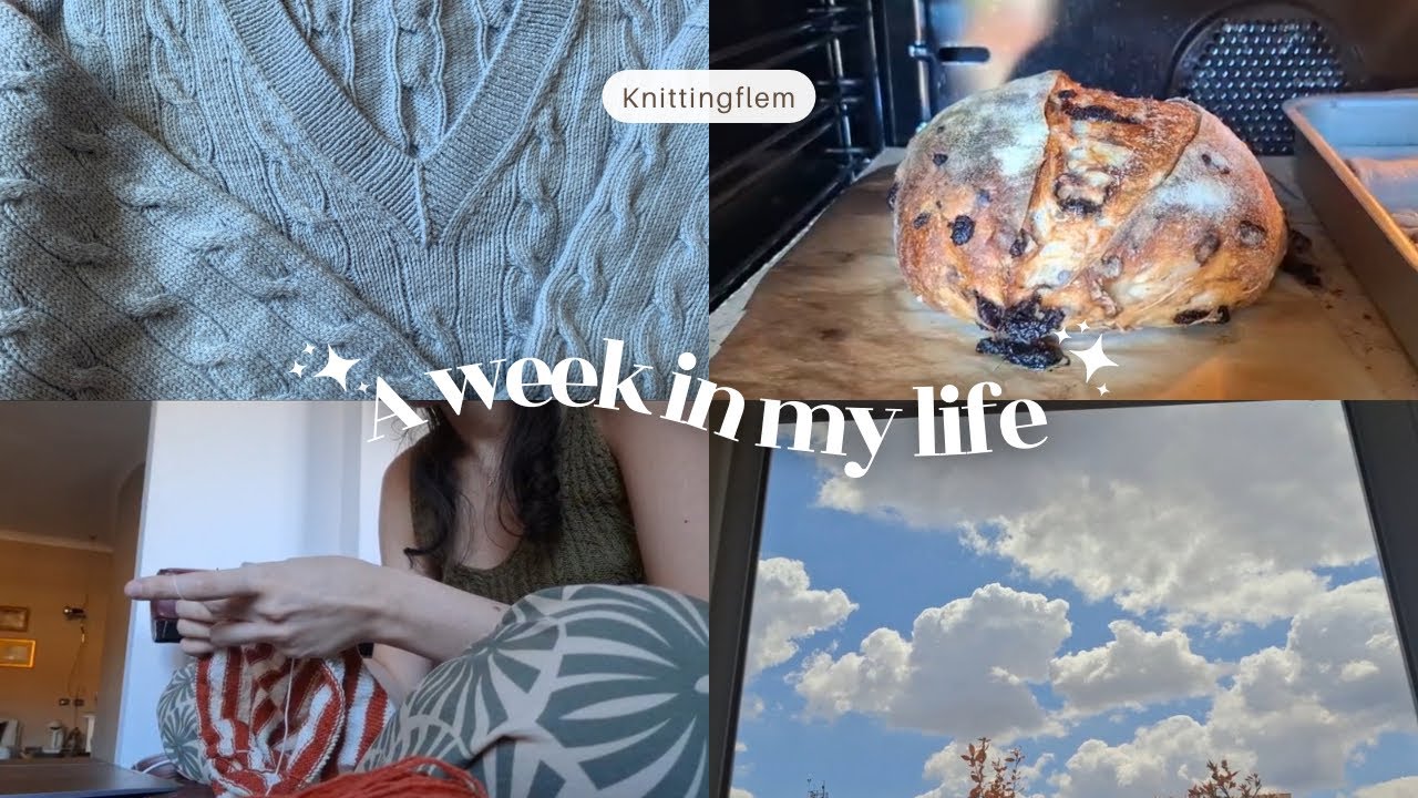 Pattern Release Behind the Scenes, Knit nights and a TON of sourdough | A week in My life