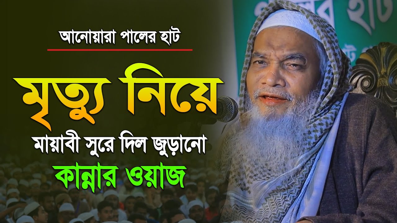মৃত্যু নিয়ে মায়াবী সুরে কান্নার ওয়াজ! মাওলানা ক্বারী নুরুল্লাহ ওয়াজ ২০২৫ | Allama Qari Nurullah Waz