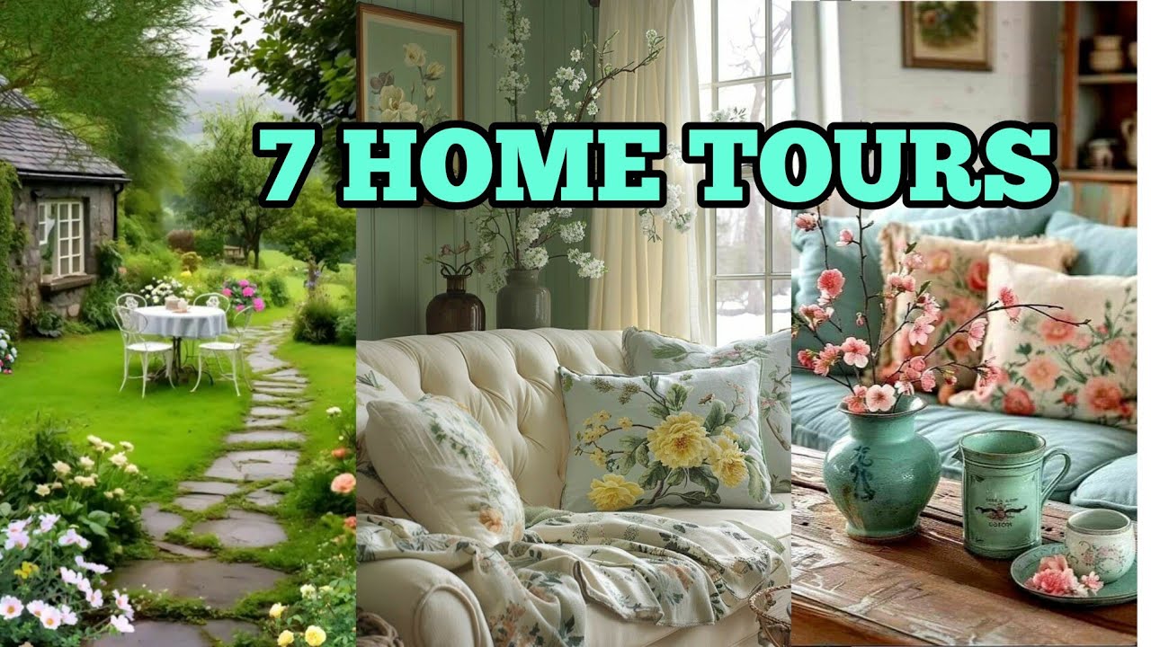 🏡New🦢 SHABBY CHIC HAVEN DISCOVERIES: 7 Home Tours Cozy Cottage Home Decor Showcase |Vintage-Inspired