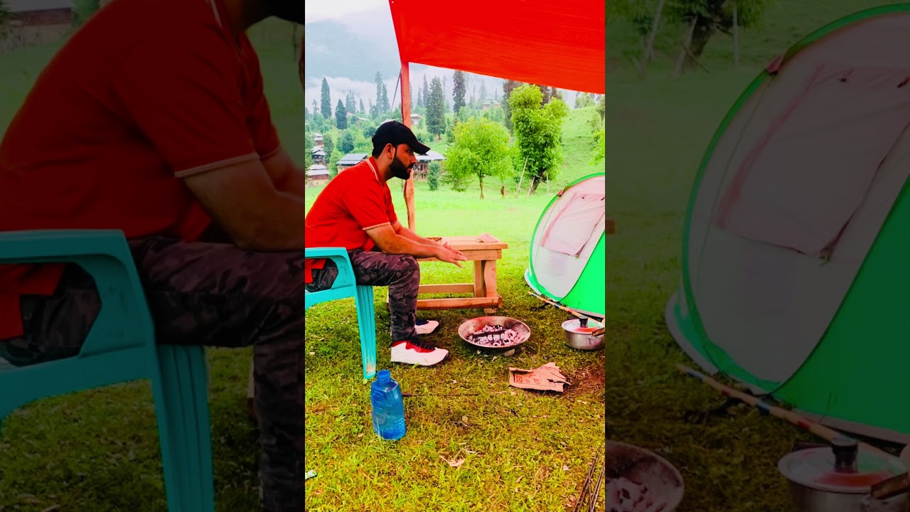 Best spot for camping 🏕️ in Kashmir ( Arang kel) Pakistan. 