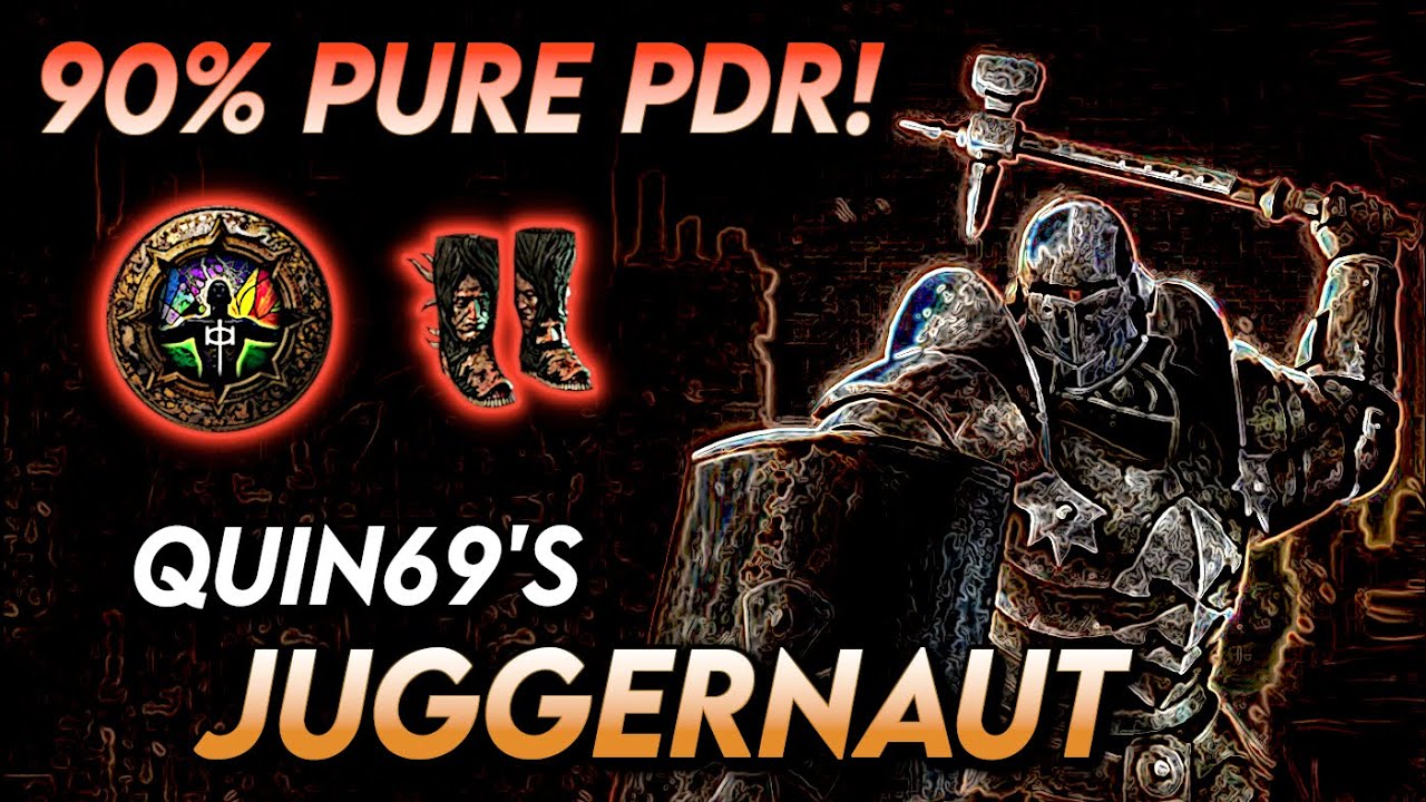 The GOD GAMER goes 7/7! @Quin69TV's Juggernaut - Defensive Layering Breakdown | Path of Exile