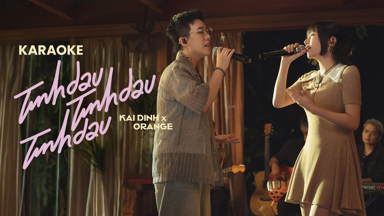KARAOKE - TINHDAU TINHDAU TINHDAU |  KAI ĐINH x ORANGE