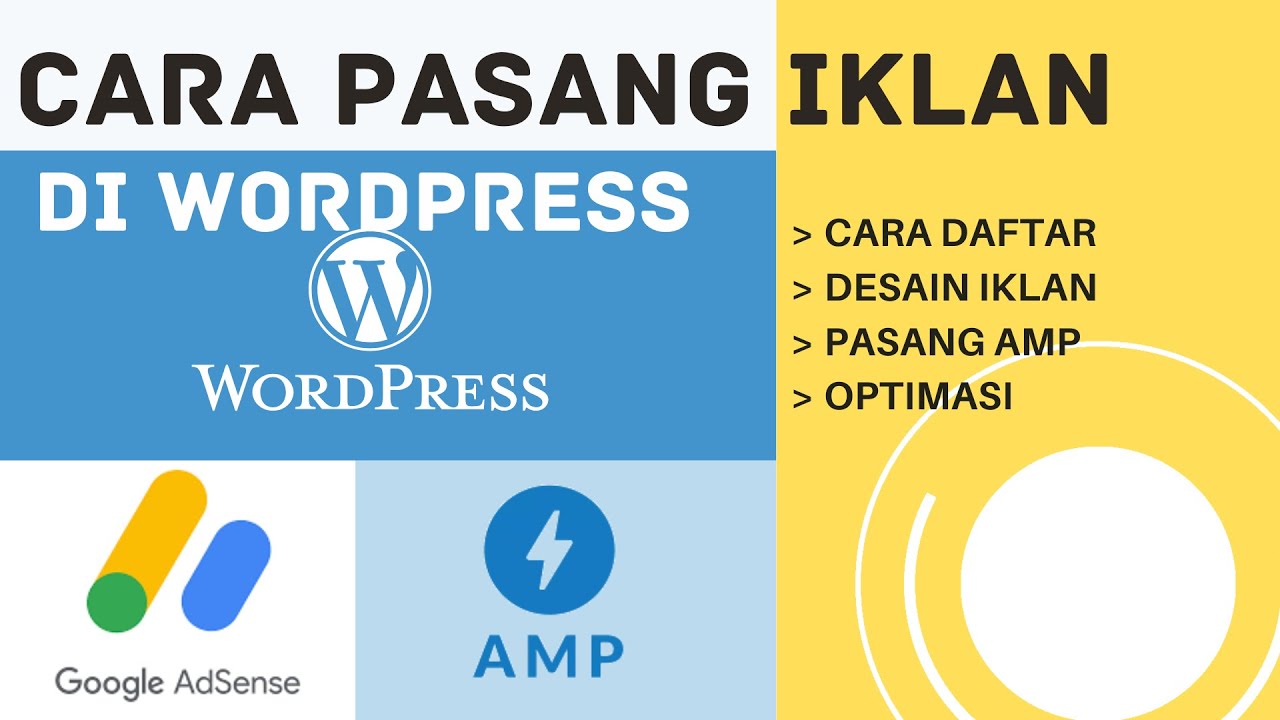 CARA PASANG IKLAN DI WEBSITE DAN OPTIMASINYA - PASANG GOOGLE ADSENSE