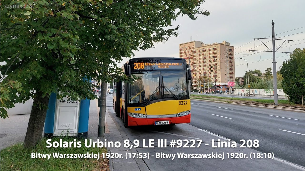 Linia 208 | Solaris Urbino 8,9 LE III 