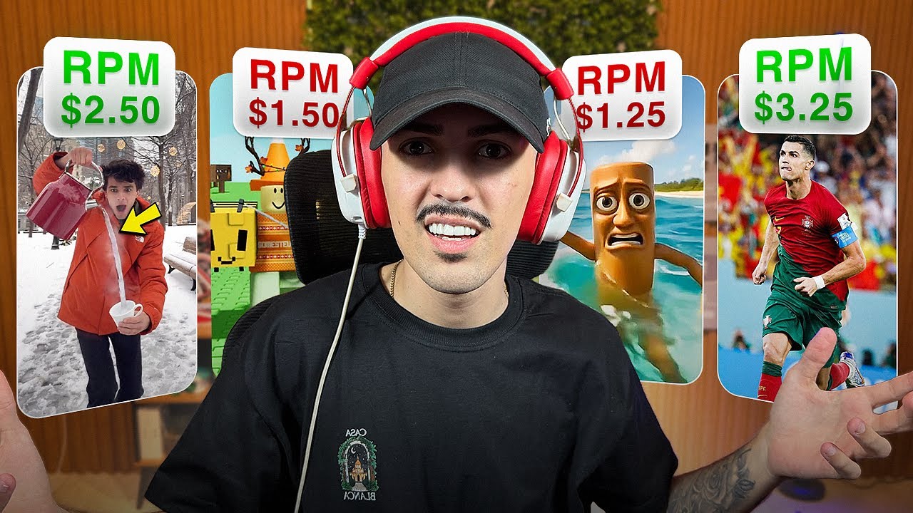 Os 7 MELHORES Nichos pra come&ccedil;ar um Canal Dark em 2026