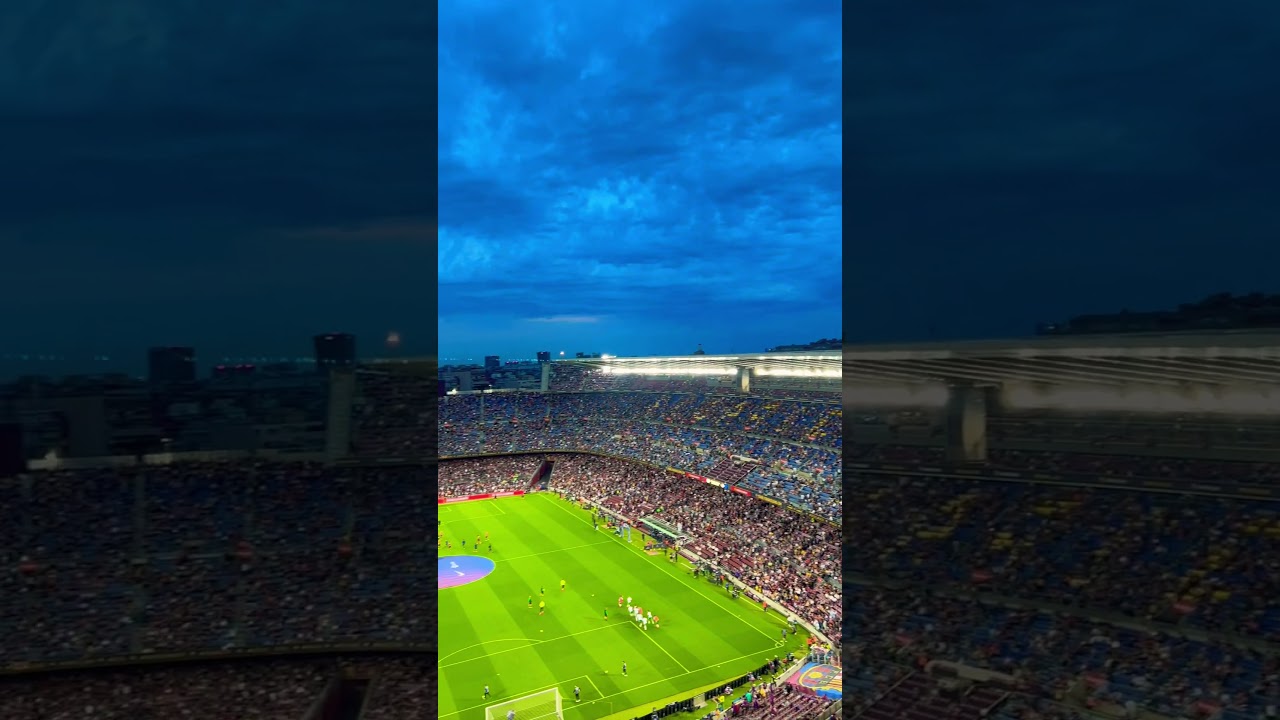 In love with the amazing top view of Camp Nou ❤️💙 
