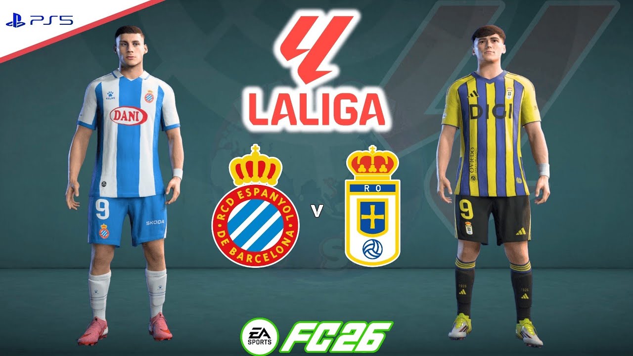 RCD Espanyol v Real Oviedo | La Liga 25/26 - Round 27 | Full Match Simulation | FC 26 PS5™[4K]