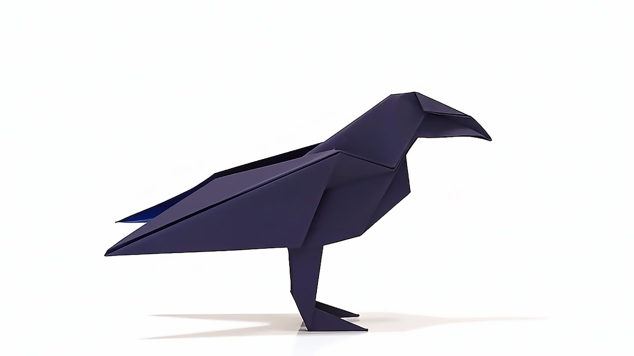 Origami de Cuervo: Tutorial Paso a Paso (Nivel Intermedio)
