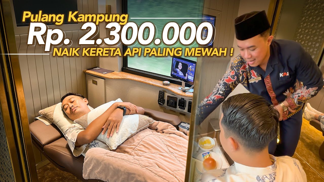 MUDIK TERMEWAH BERASA SULTAN‼️ Kelas Wahid Kereta Mewah | Trip KA Argo Semeru Compartment Suites