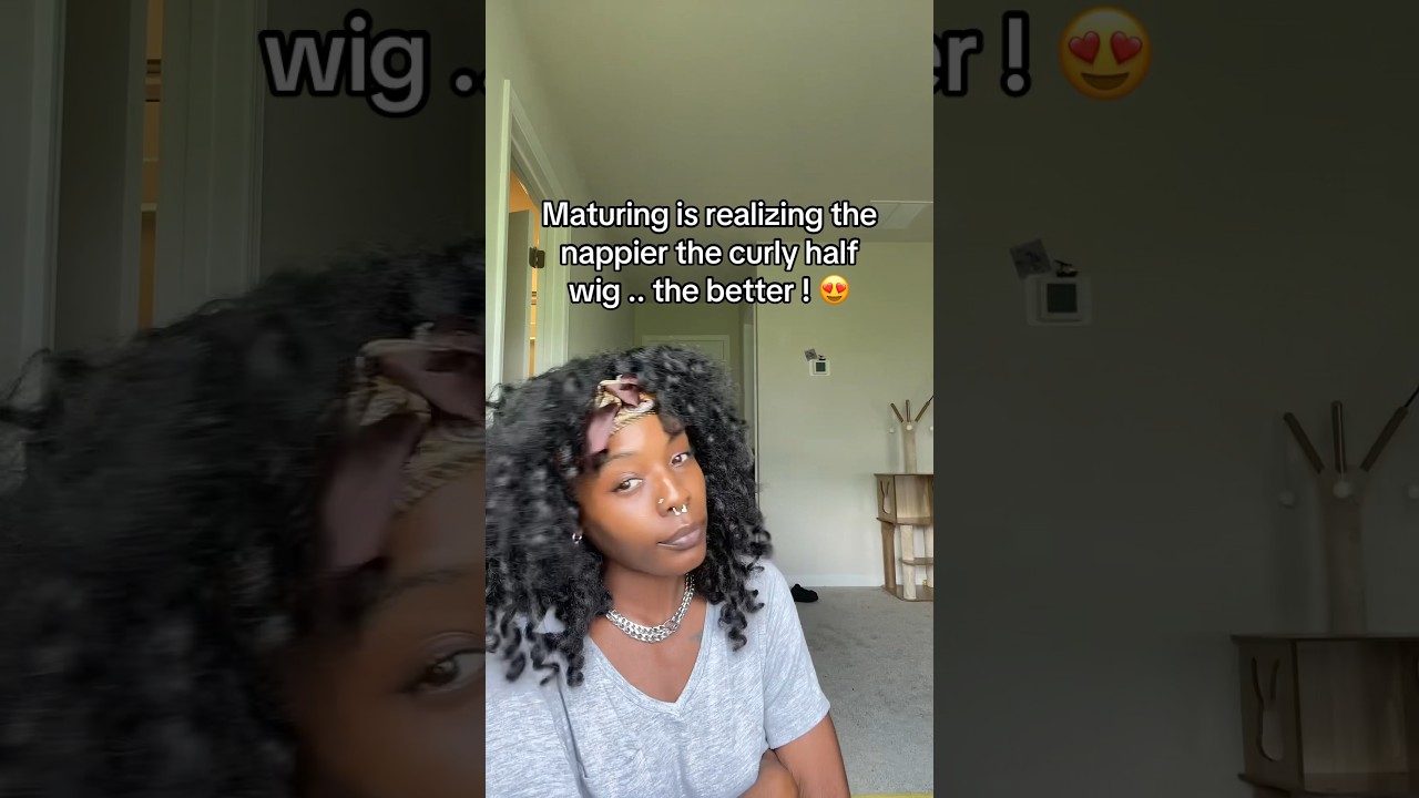 They could never make me hate you half wig! ‼️#naturalhairstyles #protectivestyles #fyp #wigs