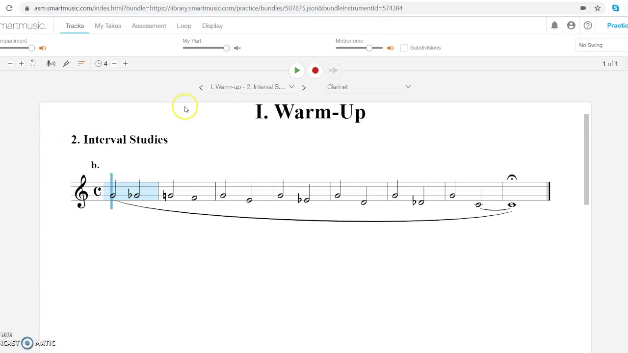 Exploring Content in SmartMusic