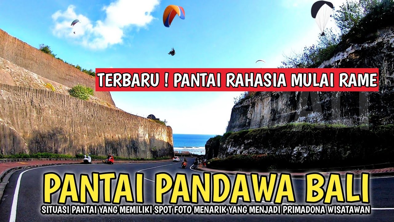 RAMAI ! PANTAI PANDAWA BALI ! SITUASI BALI SAAT INI