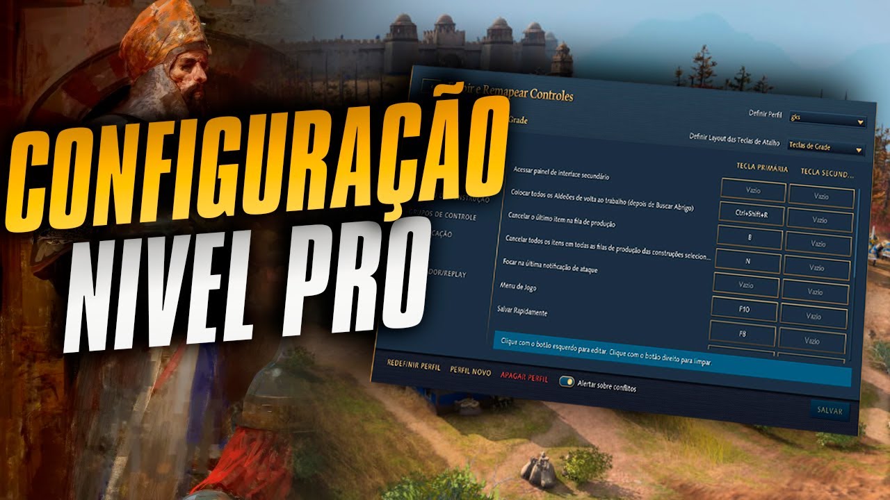 Como configurar  o Age of empires IV para competitivo