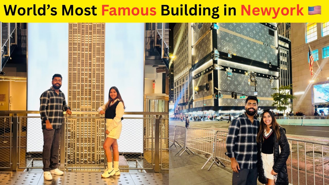 Exploring the Iconic Empire State Building 🏙️| Rockefeller Top of The Rock View | Walking 5th Avenue
