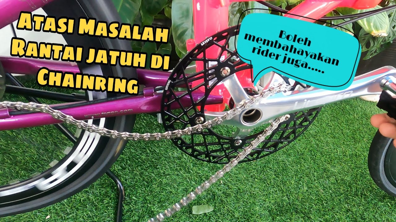CARA ATASI RANTAI JATUH BELAH CHAINRING